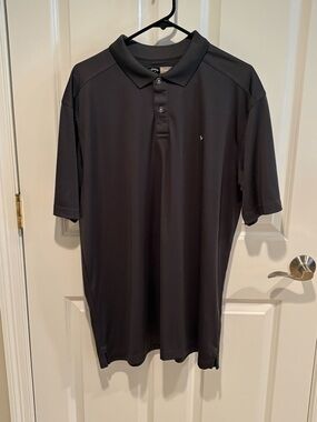 Callaway Black Performance Polo with Subtle Logo